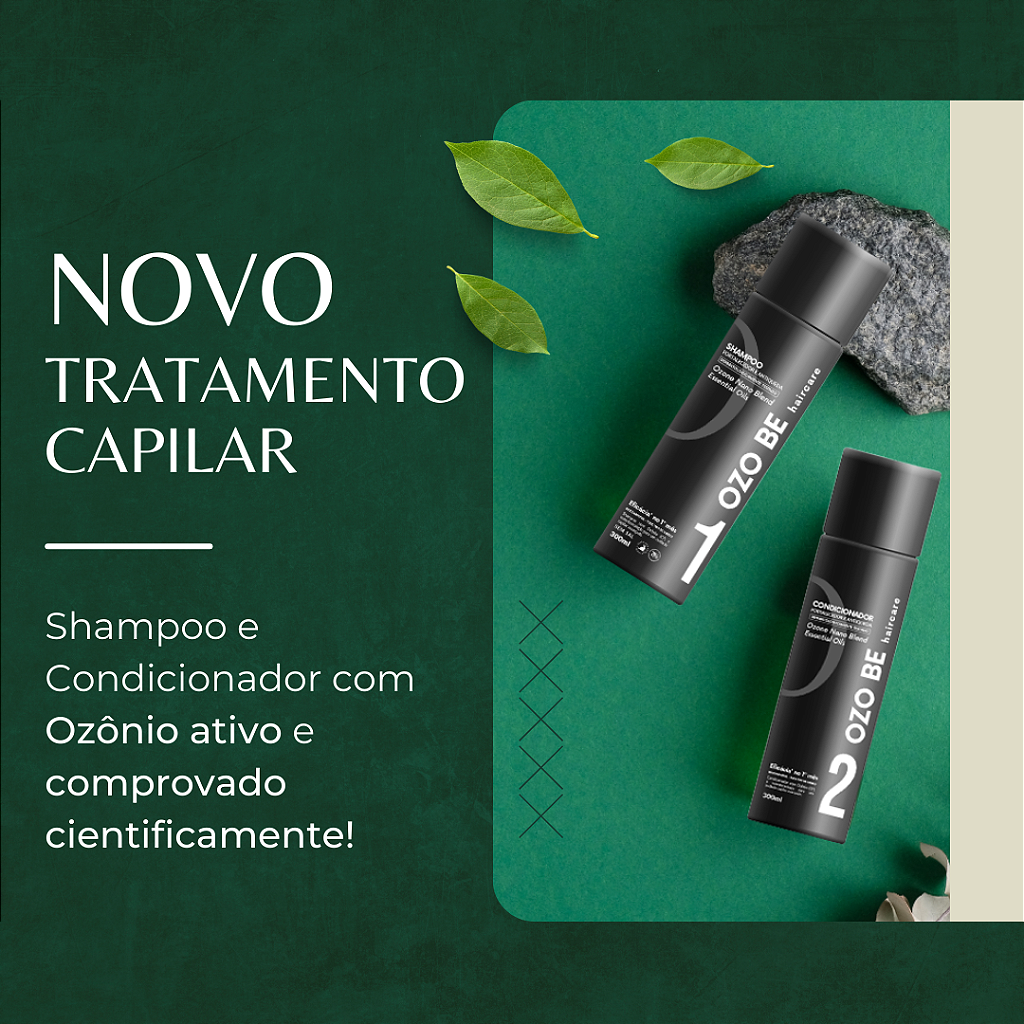OZO BE Haircare - Kit Capilar Shampoo e Condicionador