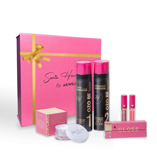 Kit Completo Tratamento de Beleza S.H. + Caixa Presente