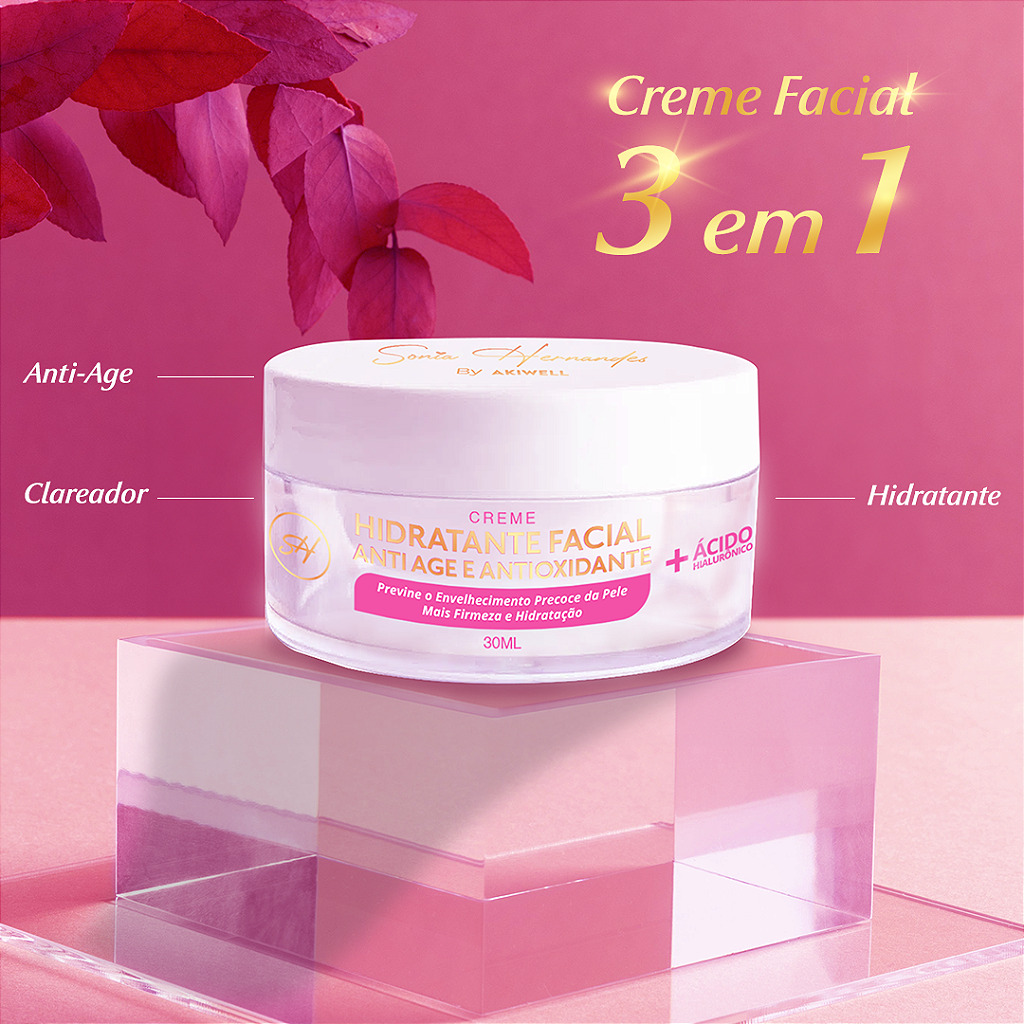 Kit Tratamento de Beleza Diária Ácido Hialurônico - Sonia Hernandes