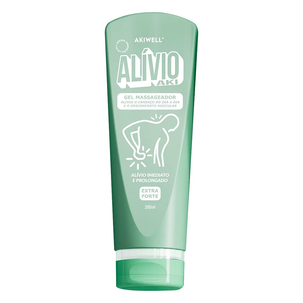 Alívio Aki - Gel Massageador para Tensão e Cansaço Muscular