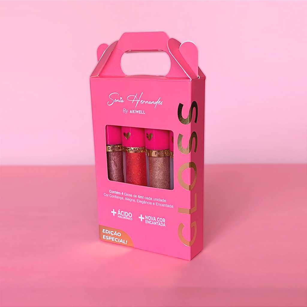 Kit Gloss Harmonia das Cores S.H. - 4 Cores