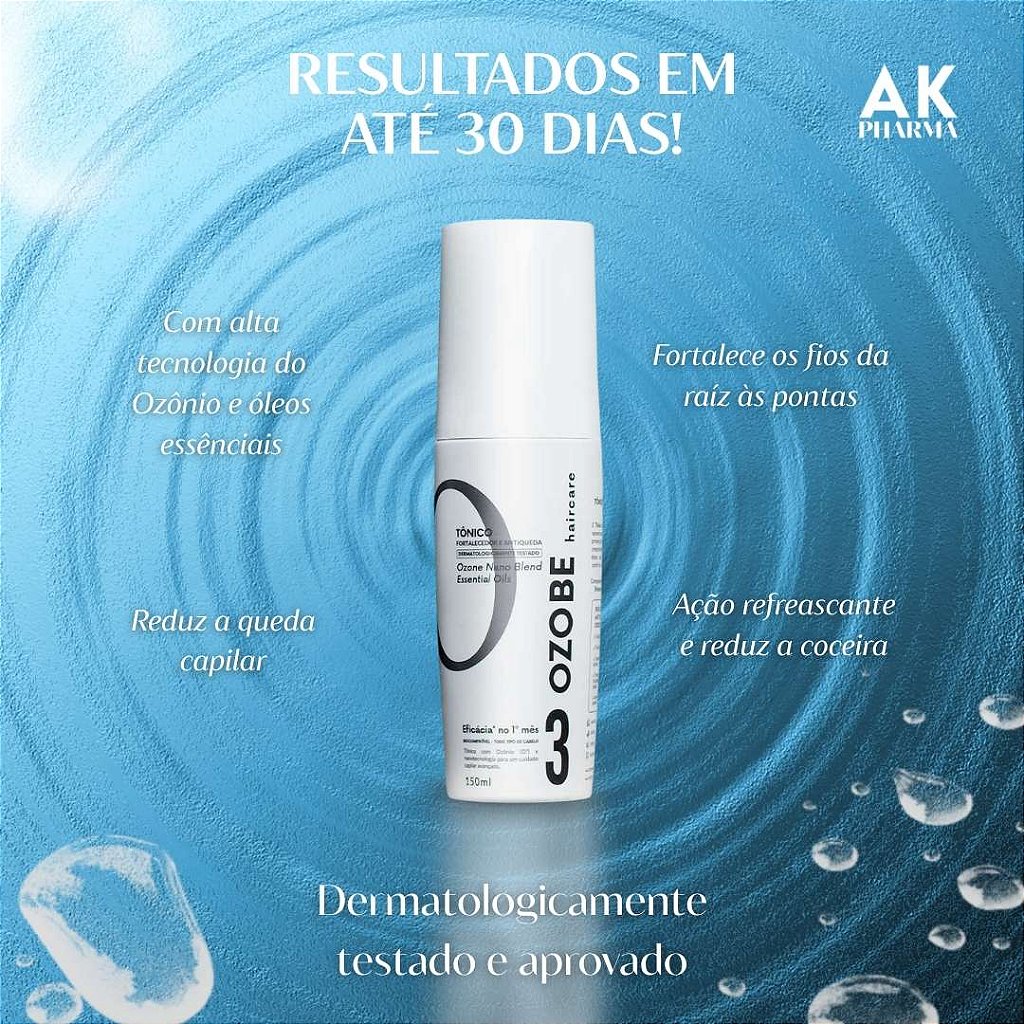 Kit Capilar Antiqueda Ozo Be + 01 Akimax Hair